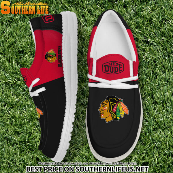 Tubopro Chicago Blackhawks Personalized Hey Dude Shoes For Men And Women