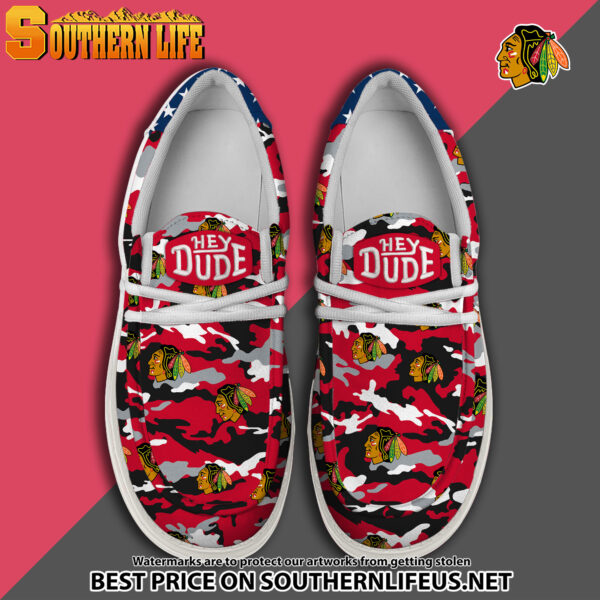 Tubopro Chicago Blackhawks Personalized Hey Dude Shoes For Men And Women