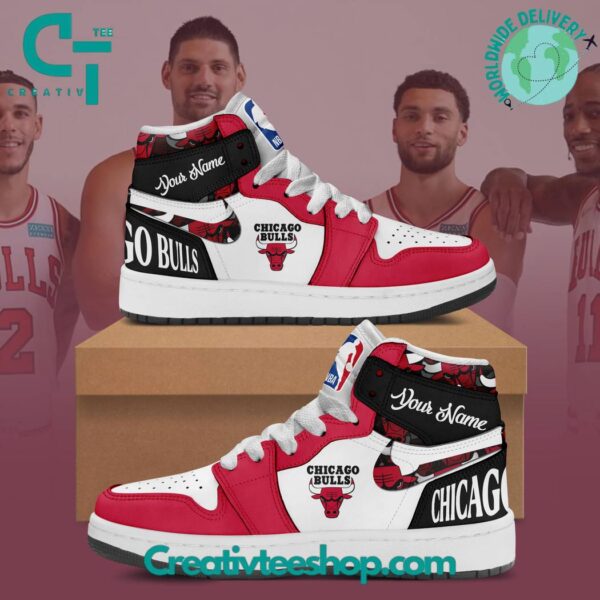 Tubopro Chicago Bulls AJ1 High Sneakers Shoes For Men And Women