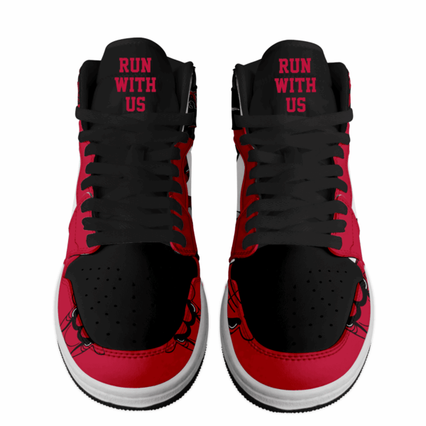 Tubopro Chicago Bulls AJ1 High Sneakers Shoes For Men And Women - Image 2