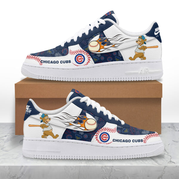 Tubopro Chicago Cubs Air Low-Top Sneakers Shoes For Men And Women - Image 2