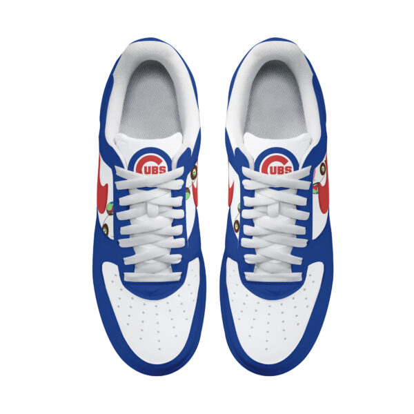 Tubopro Chicago Cubs Air Low-Top Sneakers Shoes For Men And Women - Image 3