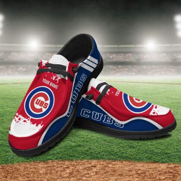 Tubopro Chicago Cubs Hey Dude Shoes For Men And Women - Image 2