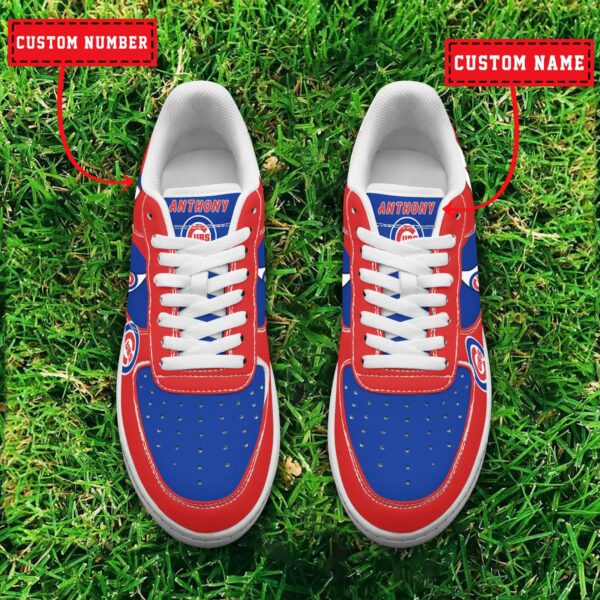 Tubopro Chicago Cubs MLB Air Low-Top Sneakers Shoes For Men And Women - Image 2