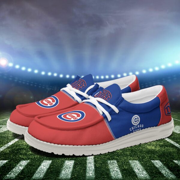 Tubopro Chicago Cubs Personalized Hey Dude Shoes For Men And Women - Image 4