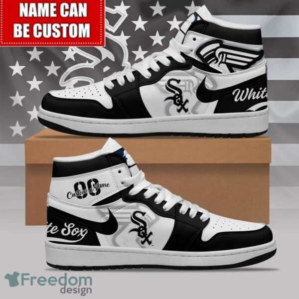 Tubopro Chicago White Sox AJ1 High Sneakers Shoes For Men And Women