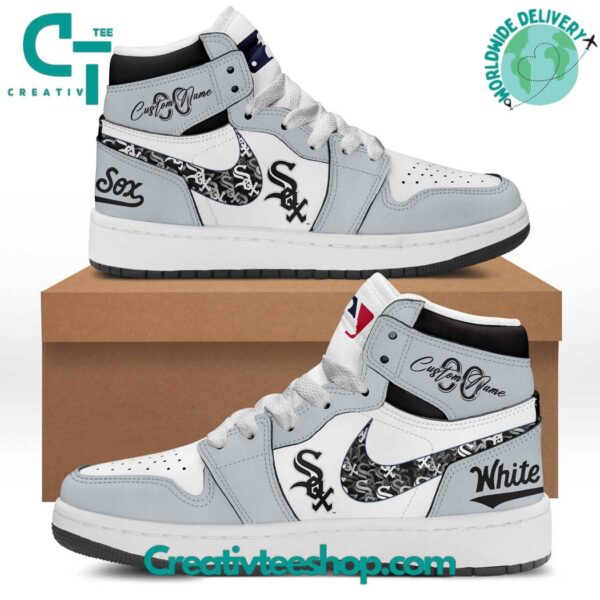 Tubopro Chicago White Sox AJ1 High Sneakers Shoes For Men And Women