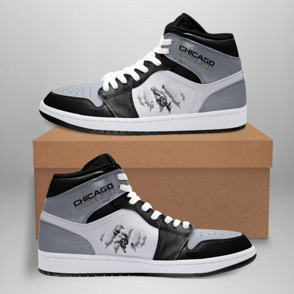 Tubopro Chicago White Sox AJ1 High Sneakers Shoes For Men And Women