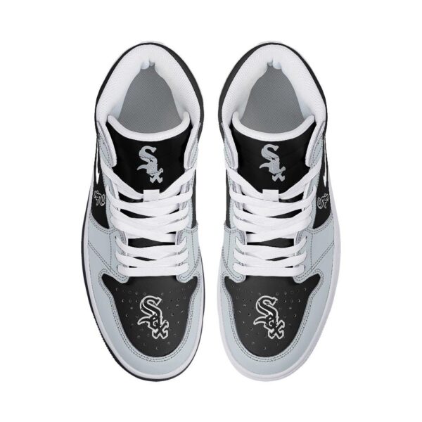 Tubopro Chicago White Sox AJ1 High Sneakers Shoes For Men And Women - Image 3