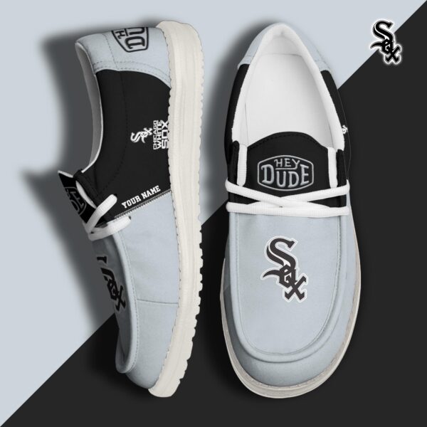 Tubopro Chicago White Sox Personalized Hey Dude Shoes For Men And Women - Image 2