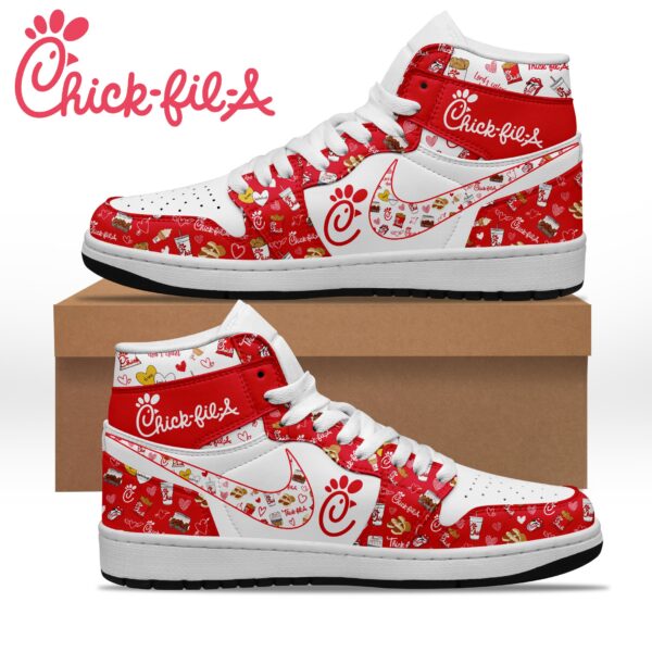 Tubopro Chick-fil-A AJ1 High Sneakers Shoes For Men And Women
