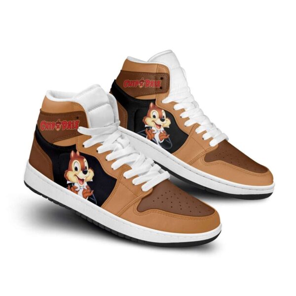 Tubopro Chip n Dale Brown Black AJ1 High Sneakers Shoes For Men And Women