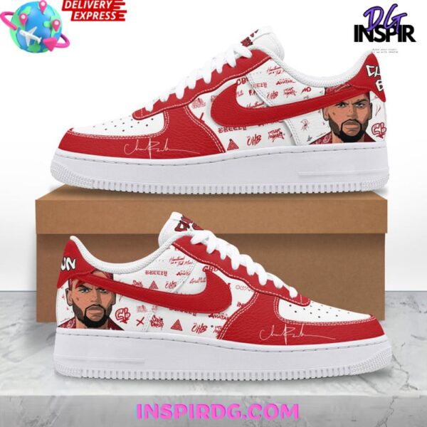 Tubopro Chris Brown Air Low-Top Sneakers Shoes For Men And Women - Image 2