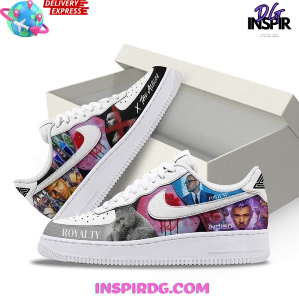 Tubopro Chris Brown Air Low-Top Sneakers Shoes For Men And Women - Image 3
