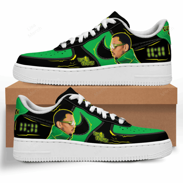 Tubopro Chris Brown Air Low-Top Sneakers Shoes For Men And Women - Image 2