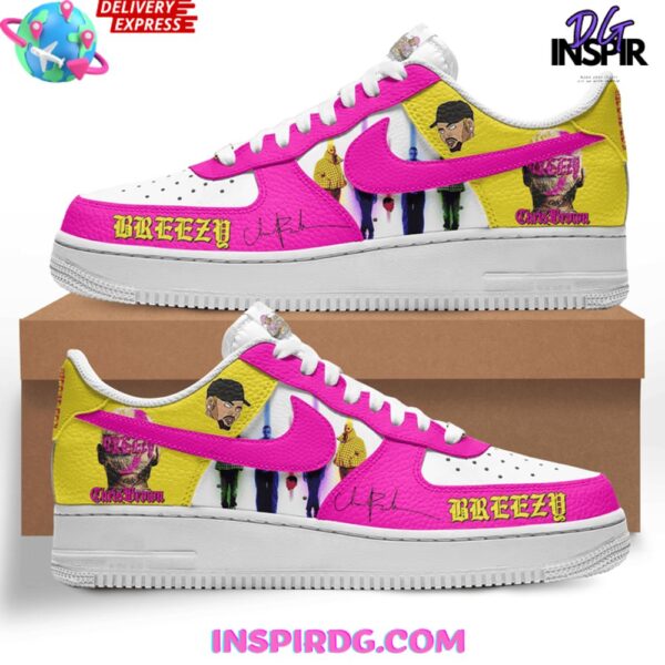 Tubopro Chris Brown Air Low-Top Sneakers Shoes For Men And Women - Image 3