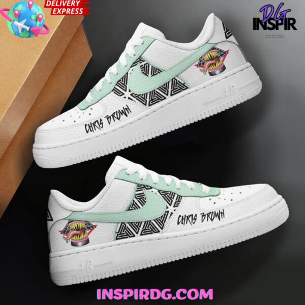 Tubopro Chris Brown Air Low-Top Sneakers Shoes For Men And Women - Image 2