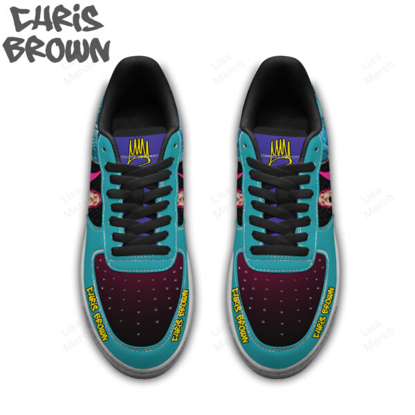 Tubopro Chris Brown Air Low-Top Sneakers Shoes For Men And Women - Image 2
