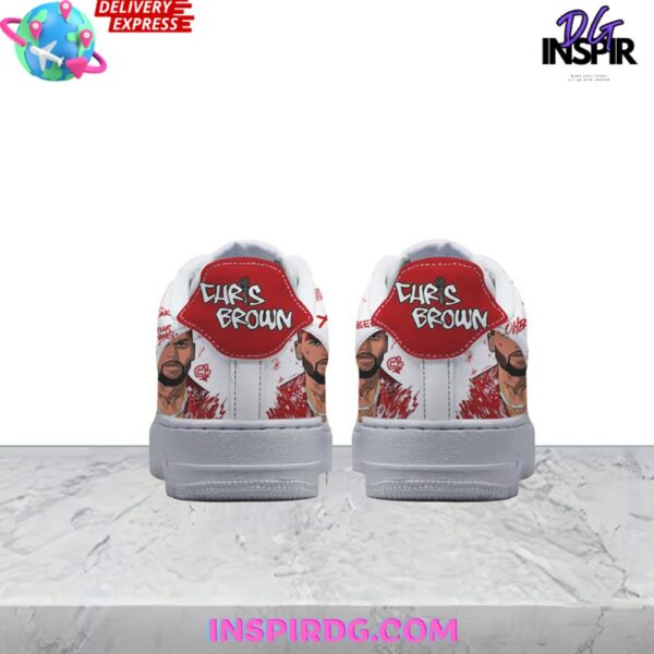 Tubopro Chris Brown Air Low-Top Sneakers Shoes For Men And Women - Image 3