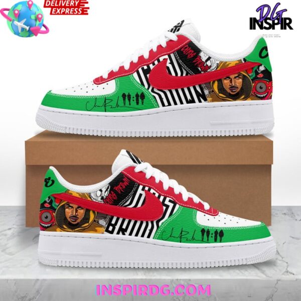 Tubopro Chris Brown Air Low-Top Sneakers Shoes For Men And Women - Image 2