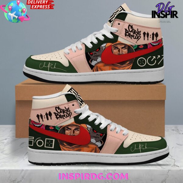 Tubopro Chris Brown AJ1 High Sneakers Shoes For Men And Women - Image 2