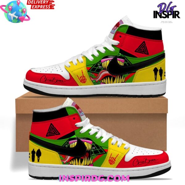 Tubopro Chris Brown AJ1 High Sneakers Shoes For Men And Women - Image 2