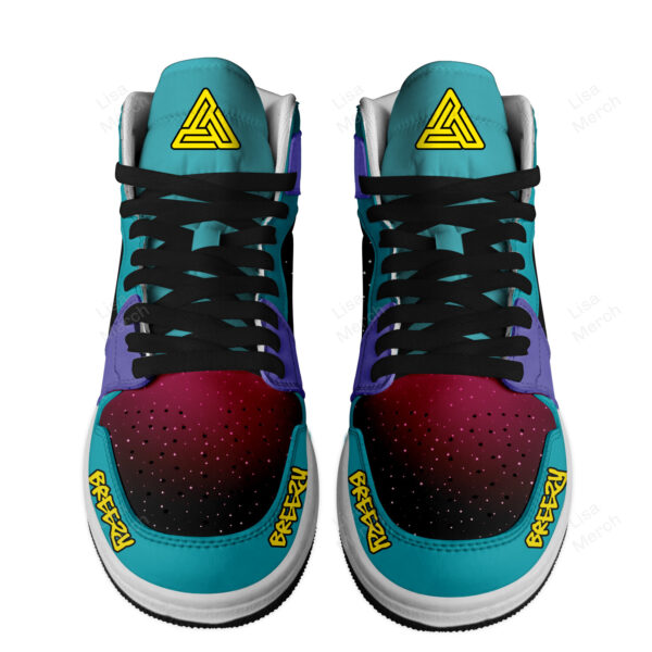 Tubopro Chris Brown AJ1 High Sneakers Shoes For Men And Women - Image 2