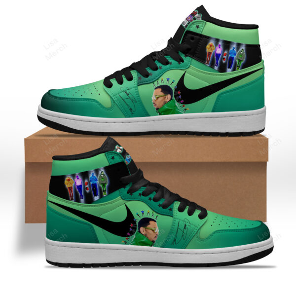 Tubopro Chris Brown AJ1 High Sneakers Shoes For Men And Women - Image 2