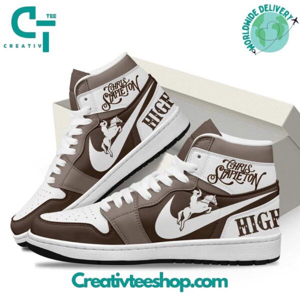Tubopro Chris Stapleton AJ1 High Sneakers Shoes For Men And Women - Image 2