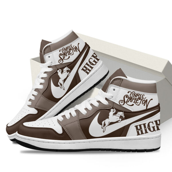 Tubopro Chris Stapleton AJ1 High Sneakers Shoes For Men And Women - Image 2