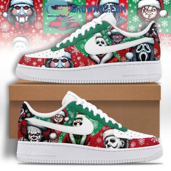 Tubopro Christmas Time For Horror Movies Air Low-Top Sneakers Shoes For Men And Women