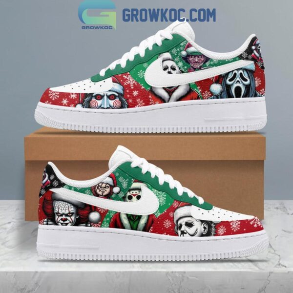 Tubopro Christmas Time For Horror Movies Air Low-Top Sneakers Shoes For Men And Women - Image 3