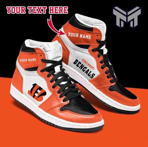 Tubopro Cincinnati Bengals AJ1 High Sneakers Shoes For Men And Women