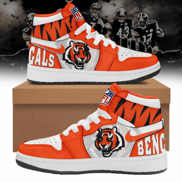 Tubopro Cincinnati Bengals AJ1 High Sneakers Shoes For Men And Women
