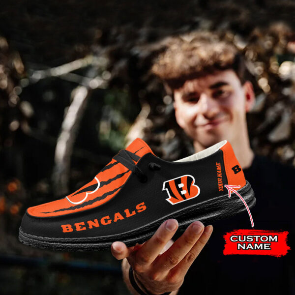 Tubopro Cincinnati Bengals Hey Dude Shoes For Men And Women - Image 4