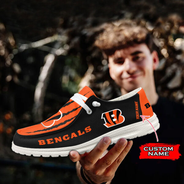 Tubopro Cincinnati Bengals Hey Dude Shoes For Men And Women - Image 3