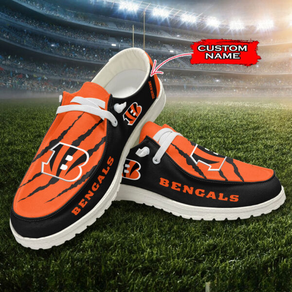 Tubopro Cincinnati Bengals Hey Dude Shoes For Men And Women - Image 2
