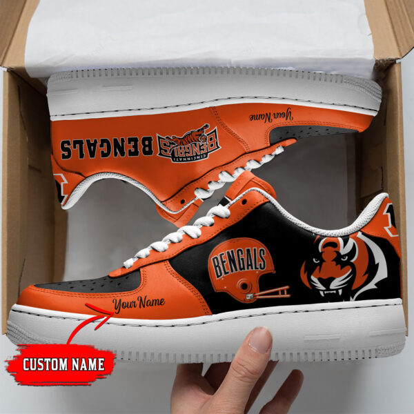 Tubopro Cincinnati Bengals NFL Air Low-Top Sneakers Shoes For Men And Women