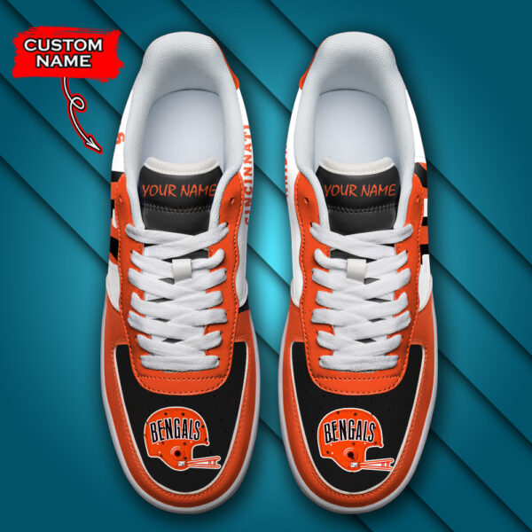 Tubopro Cincinnati Bengals NFL Air Low-Top Sneakers Shoes For Men And Women - Image 4