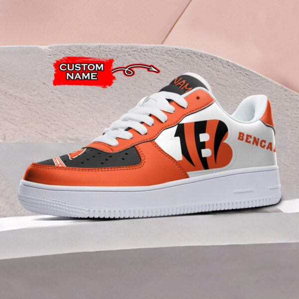 Tubopro Cincinnati Bengals NFL Air Low-Top Sneakers Shoes For Men And Women - Image 2