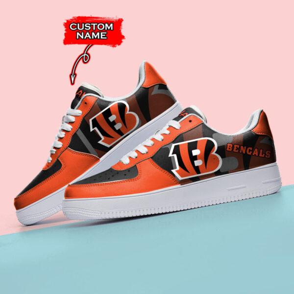 Tubopro Cincinnati Bengals NFL Air Low-Top Sneakers Shoes For Men And Women - Image 3