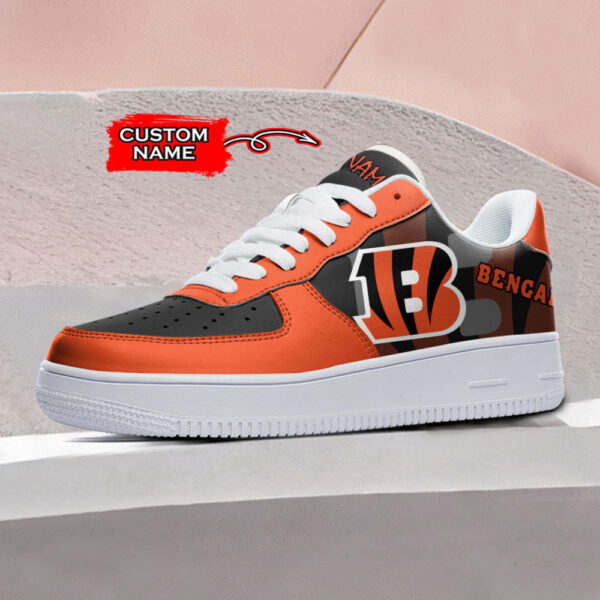Tubopro Cincinnati Bengals NFL Air Low-Top Sneakers Shoes For Men And Women - Image 2
