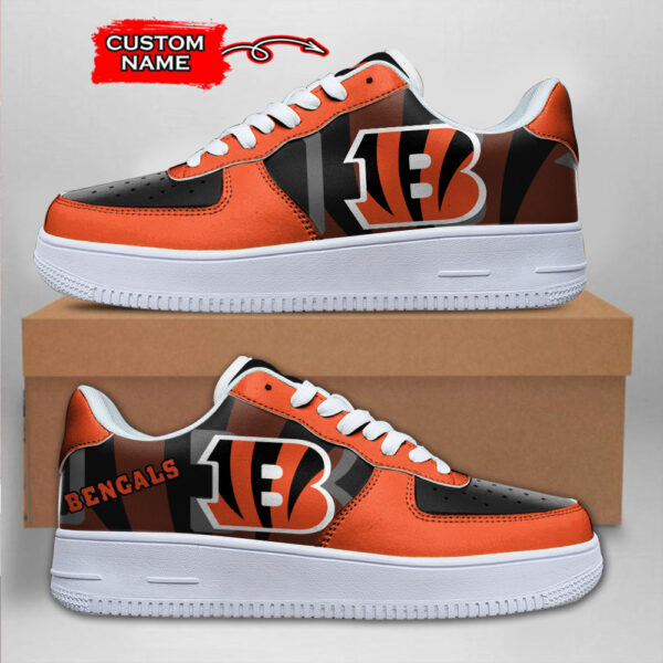 Tubopro Cincinnati Bengals NFL Air Low-Top Sneakers Shoes For Men And Women