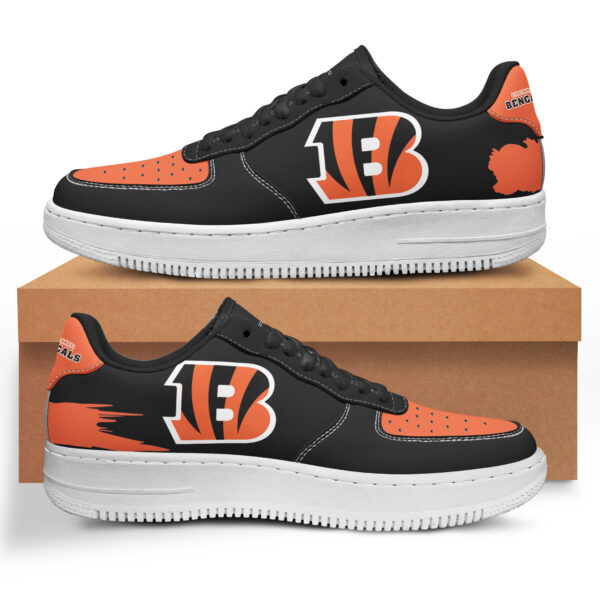 Tubopro Cincinnati Bengals NFL Air Low-Top Sneakers Shoes For Men And Women