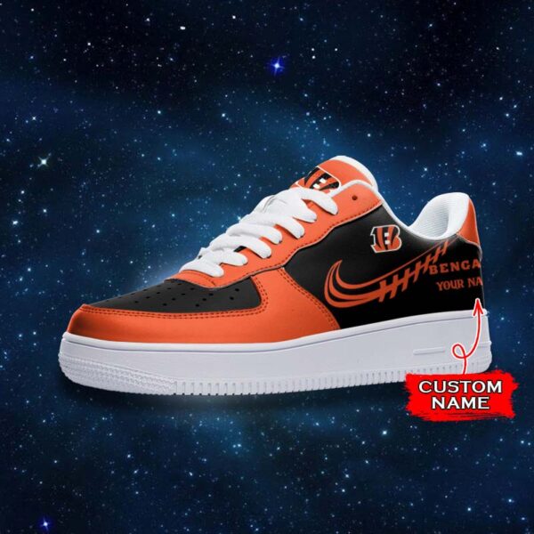 Tubopro Cincinnati Bengals NFL Air Low-Top Sneakers Shoes For Men And Women - Image 2