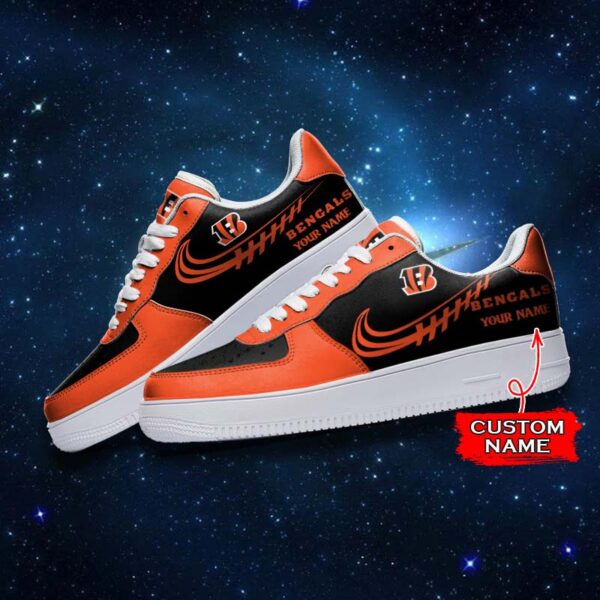 Tubopro Cincinnati Bengals NFL Air Low-Top Sneakers Shoes For Men And Women - Image 3