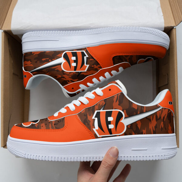 Tubopro Cincinnati Bengals NFL Air Low-Top Sneakers Shoes For Men And Women