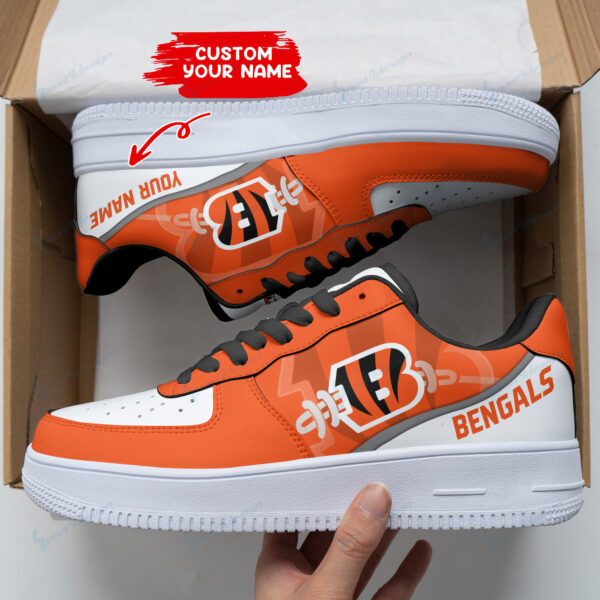 Tubopro Cincinnati Bengals NFL Air Low-Top Sneakers Shoes For Men And Women