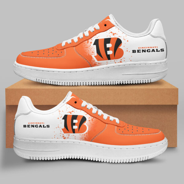 Tubopro Cincinnati Bengals NFL Air Low-Top Sneakers Shoes For Men And Women