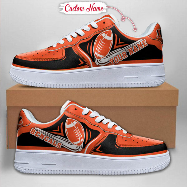 Tubopro Cincinnati Bengals NFL Air Low-Top Sneakers Shoes For Men And Women - Image 2